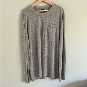 prAna Cardiff Men’s Long Sleeve Hemp Blend Pocket T-Shirt XL